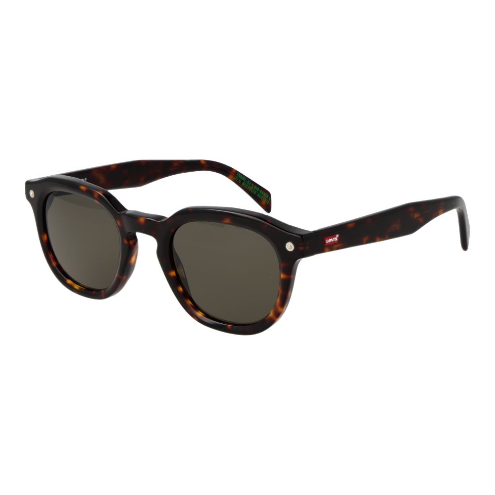 Lunettes Levi's rondes brunes