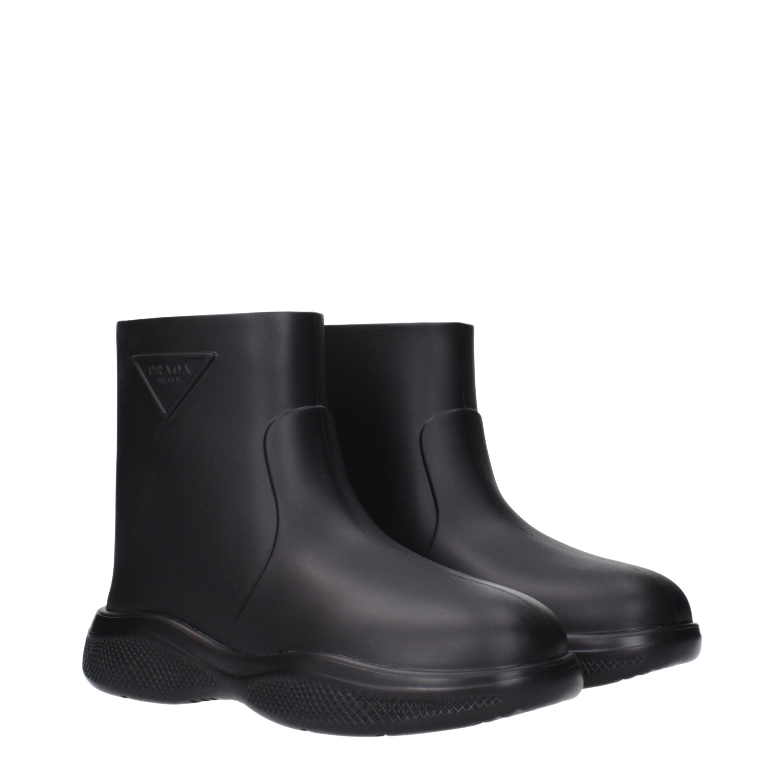 Bottines Prada noires