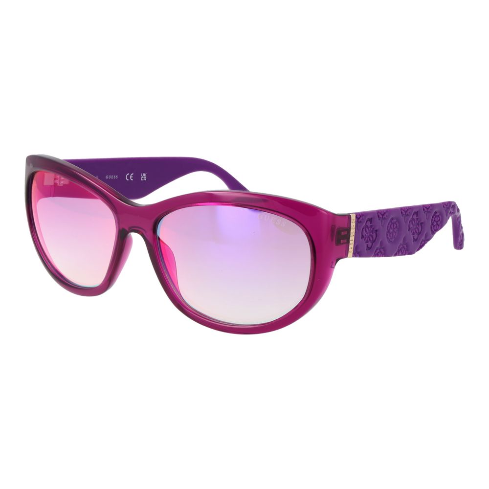 Lunettes de soleil Guess ovales violettes