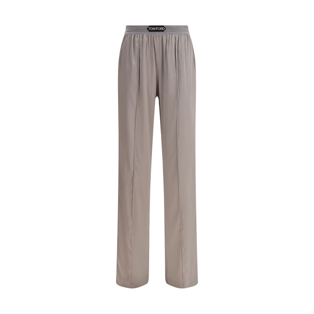 Pantalon Tom Ford en soie noir