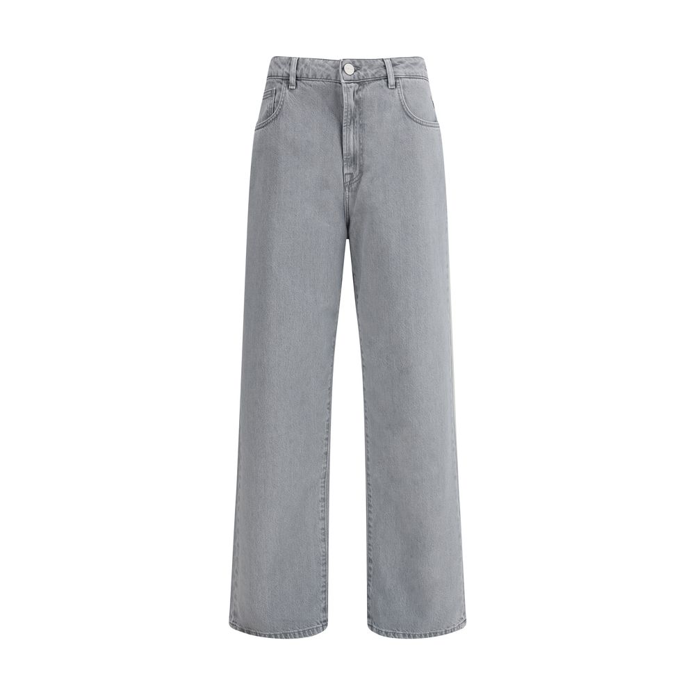 Jeans Rohe baggy bleus