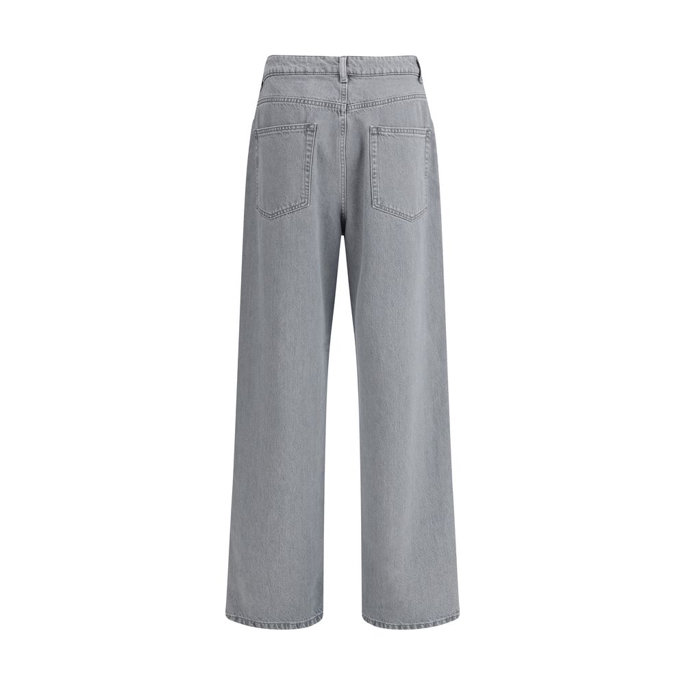 Jeans Rohe baggy bleus