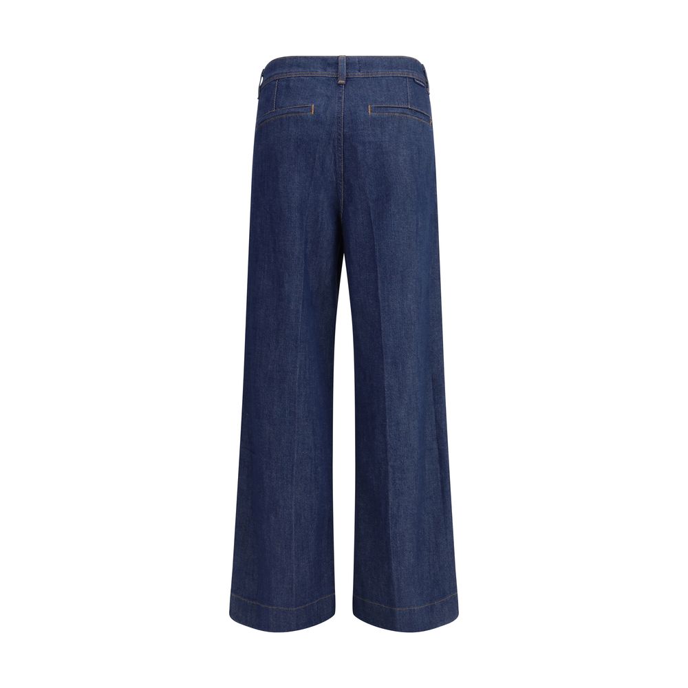 Pantalon 7For Halona bleu