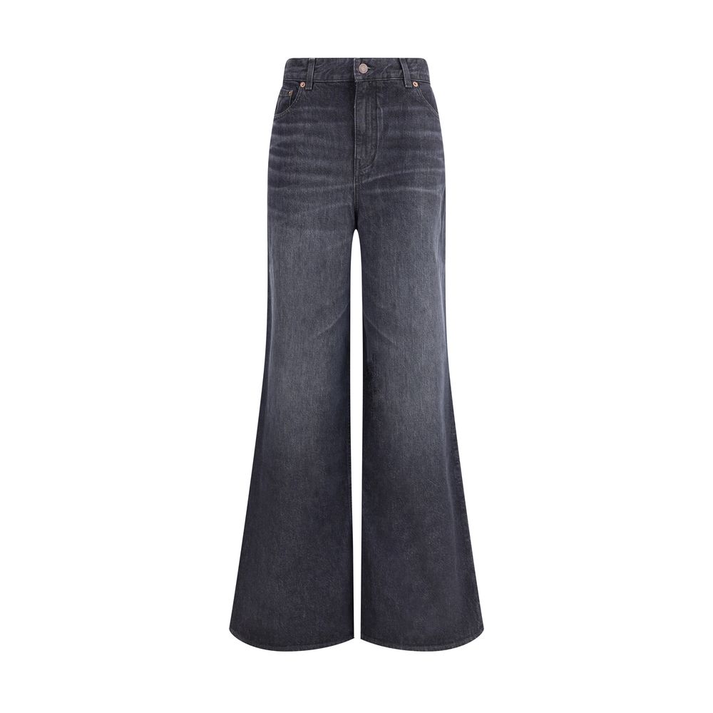 Jeans Chloé à jambes larges bleus