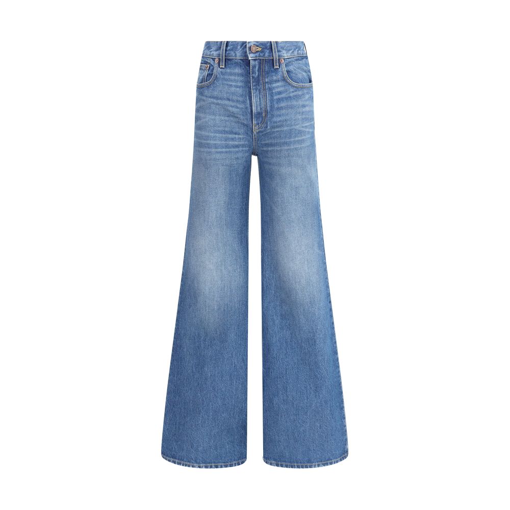 Jeans Chloé Flare bleu indigo