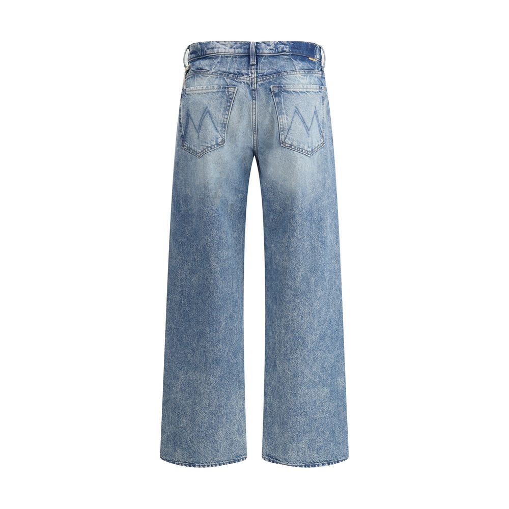 Jeans Mother Denim Wide Leg bleus