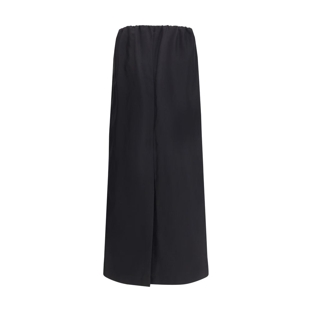 Jupe midi The Row Saul noire