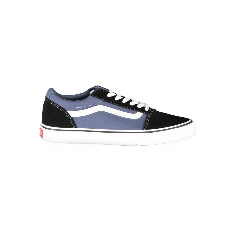 Baskets bleues avec logo