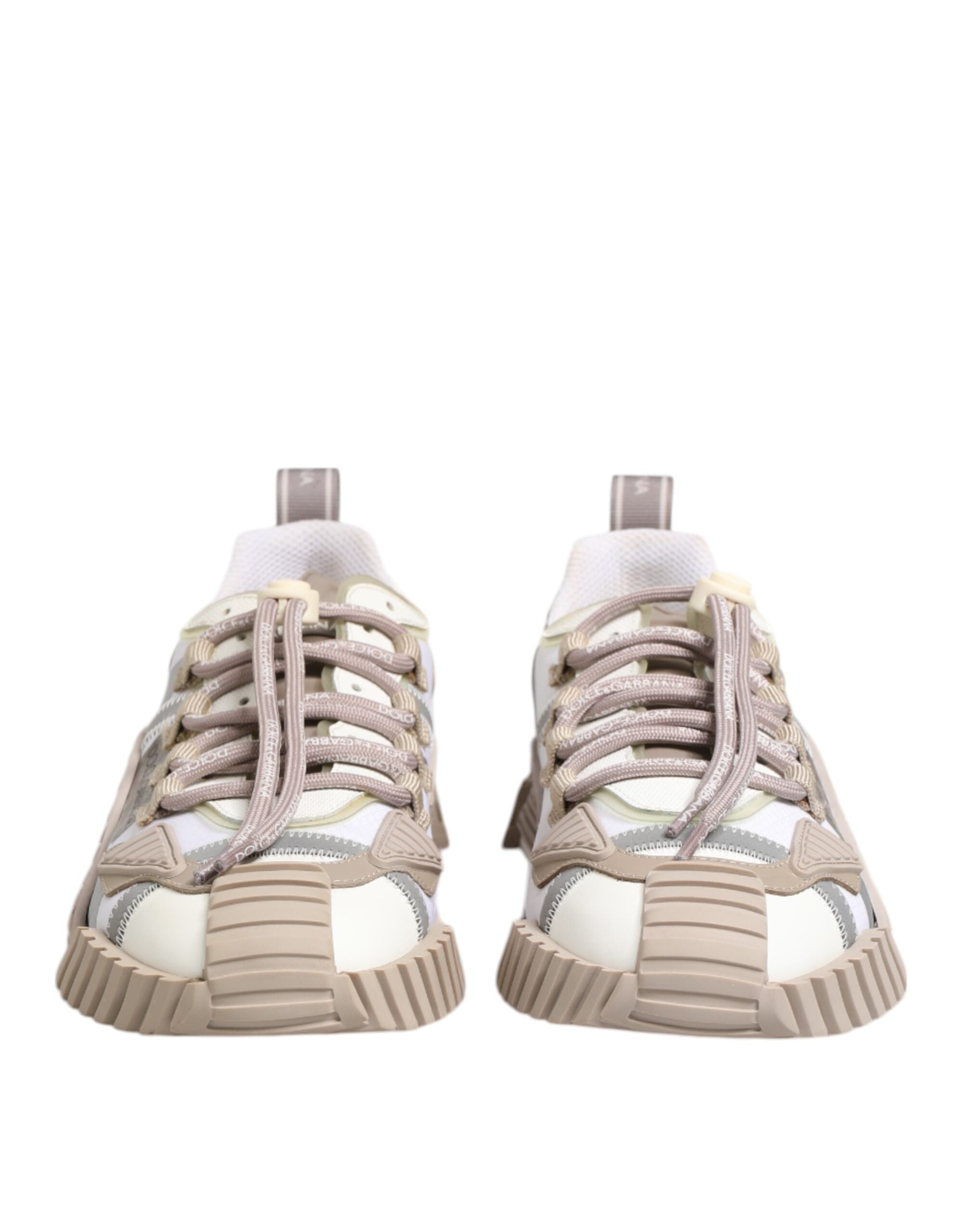 Baskets Dolce & Gabbana NS1 beiges blanches
