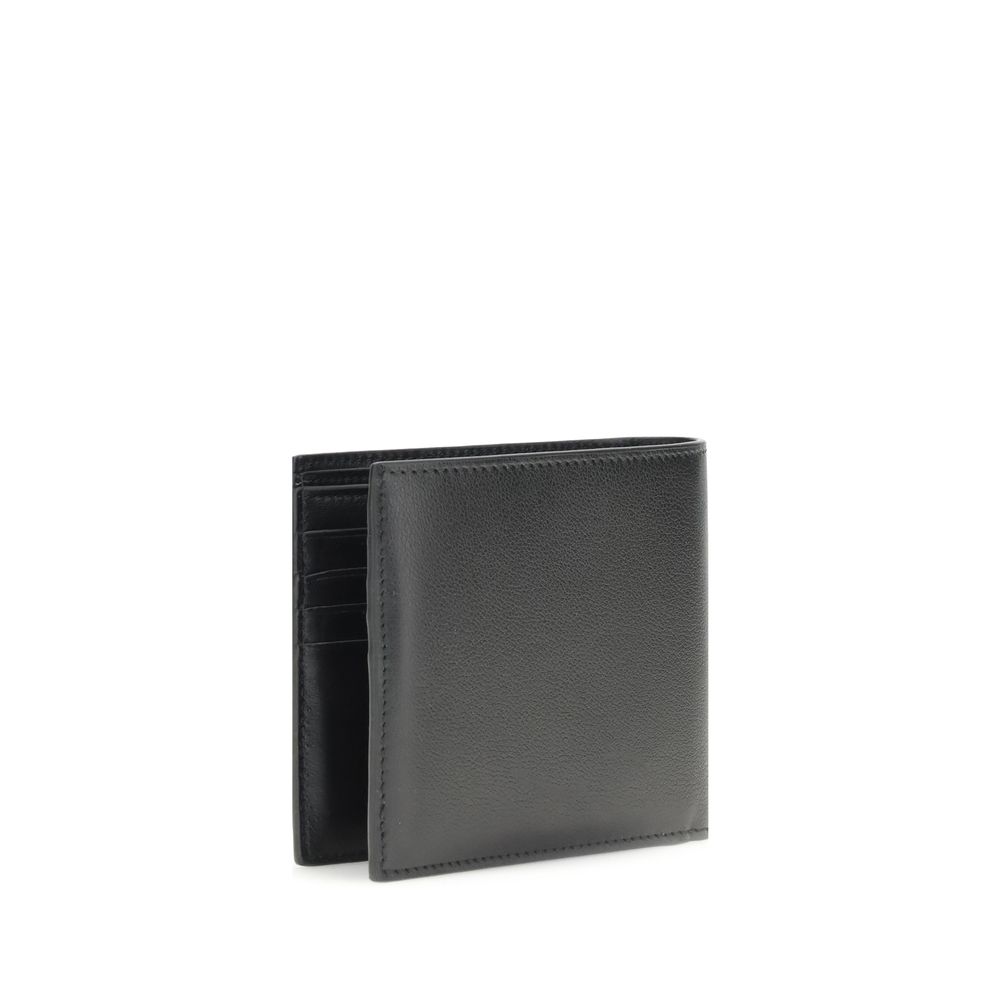 Portefeuille Balenciaga Logo plaque noir
