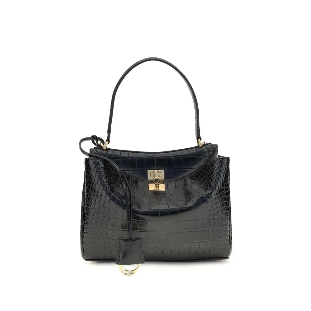 Sac épaule Balenciaga Rodeo imprimé crocodile Balenciaga