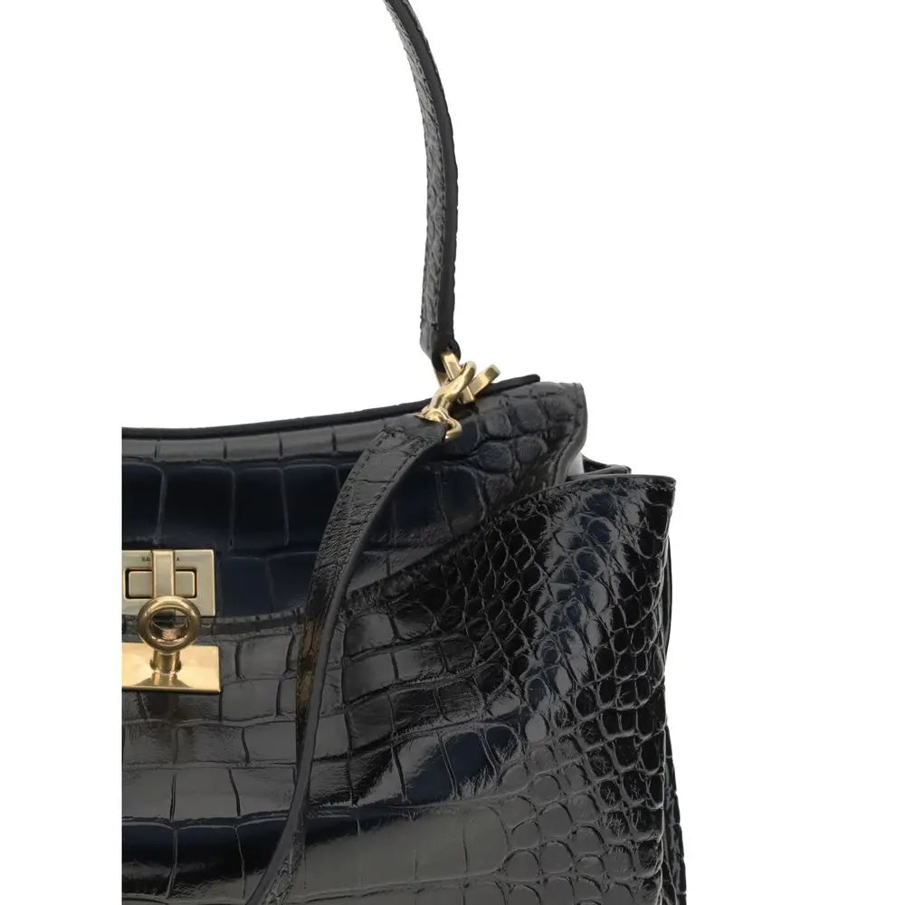 Sac épaule Balenciaga Rodeo imprimé crocodile Balenciaga