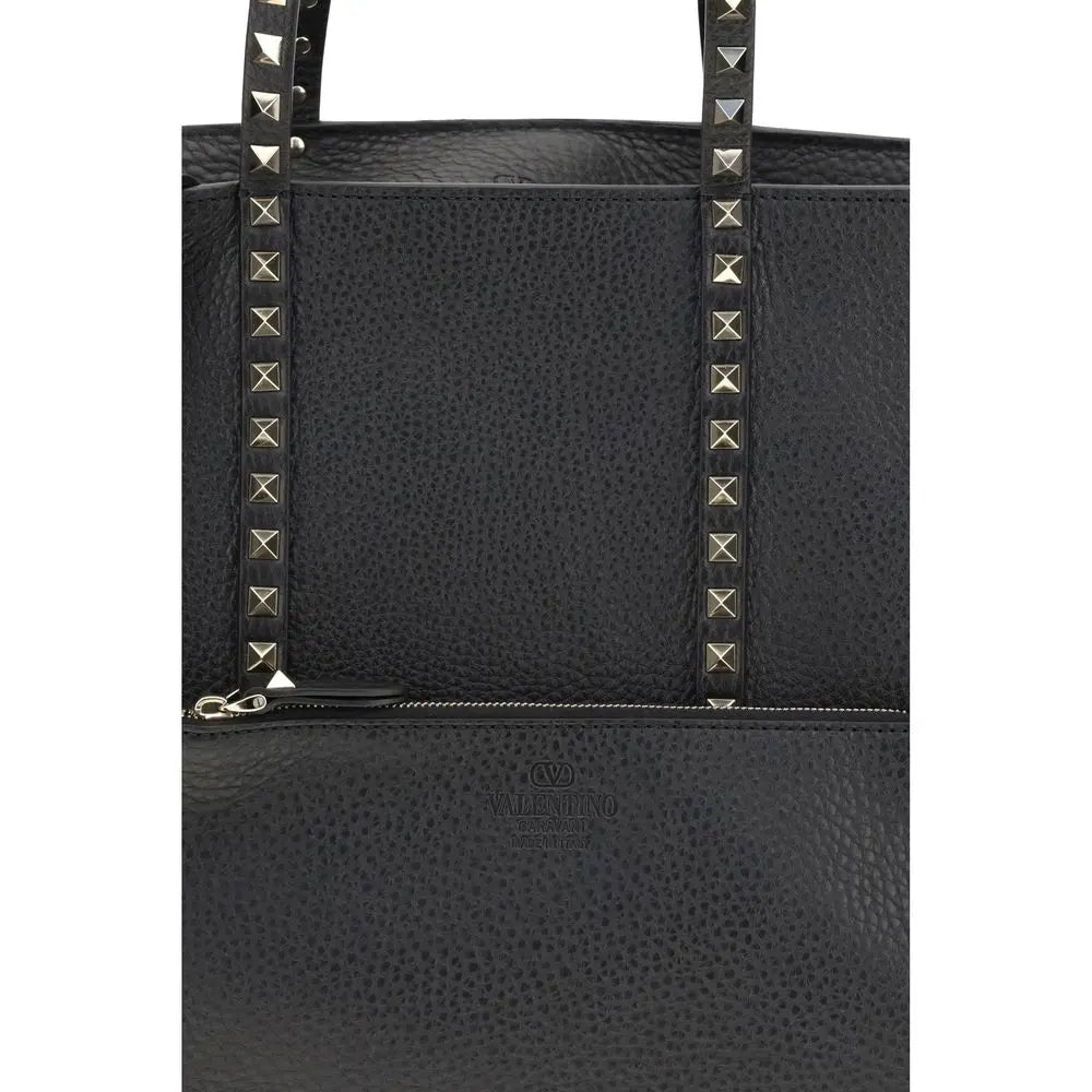 Sac tote Valentino Garavani Rockstud grenat Valentino Garavani