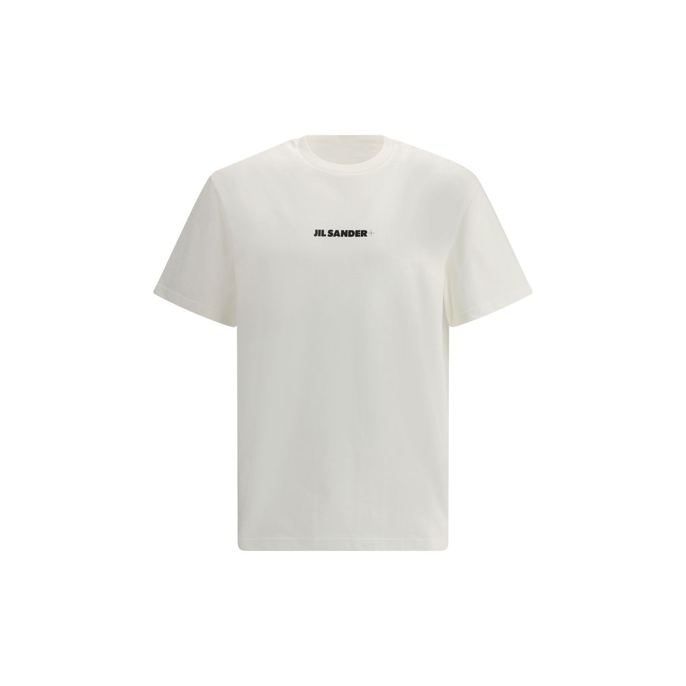 T-shirt Jil Sander monogramme blanc