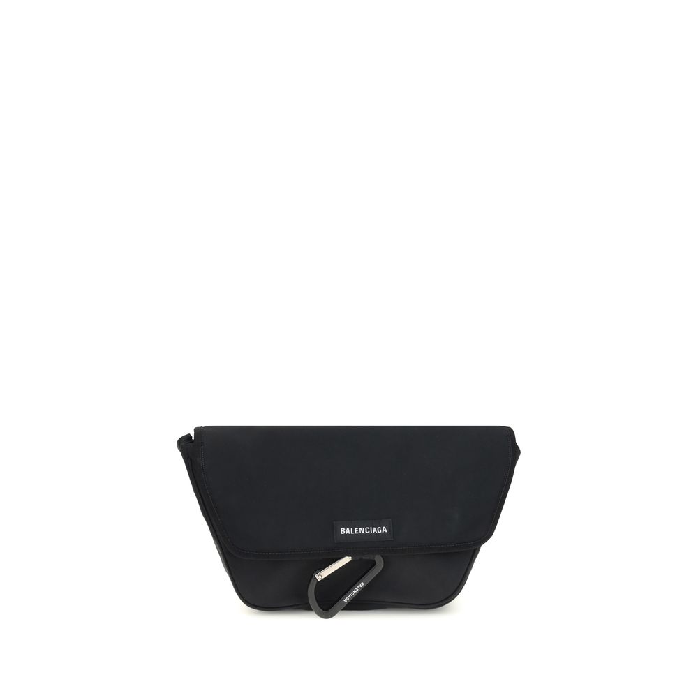 Sac épaule Balenciaga Explorer noir