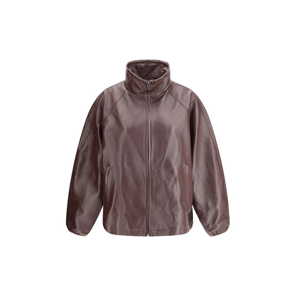 Veste en cuir Magda Butrym noire