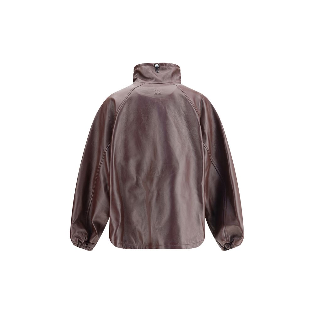 Veste en cuir Magda Butrym noire