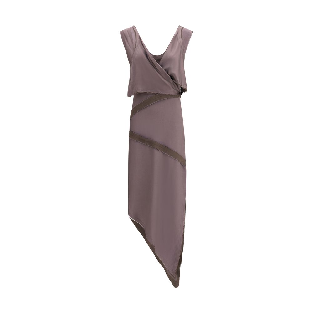Robe midi The Attico marron