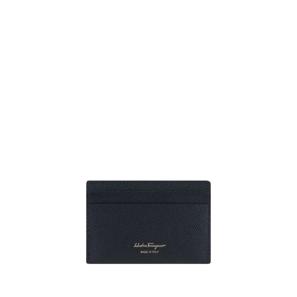 Porte-cartes Ferragamo Gancini noir Ferragamo