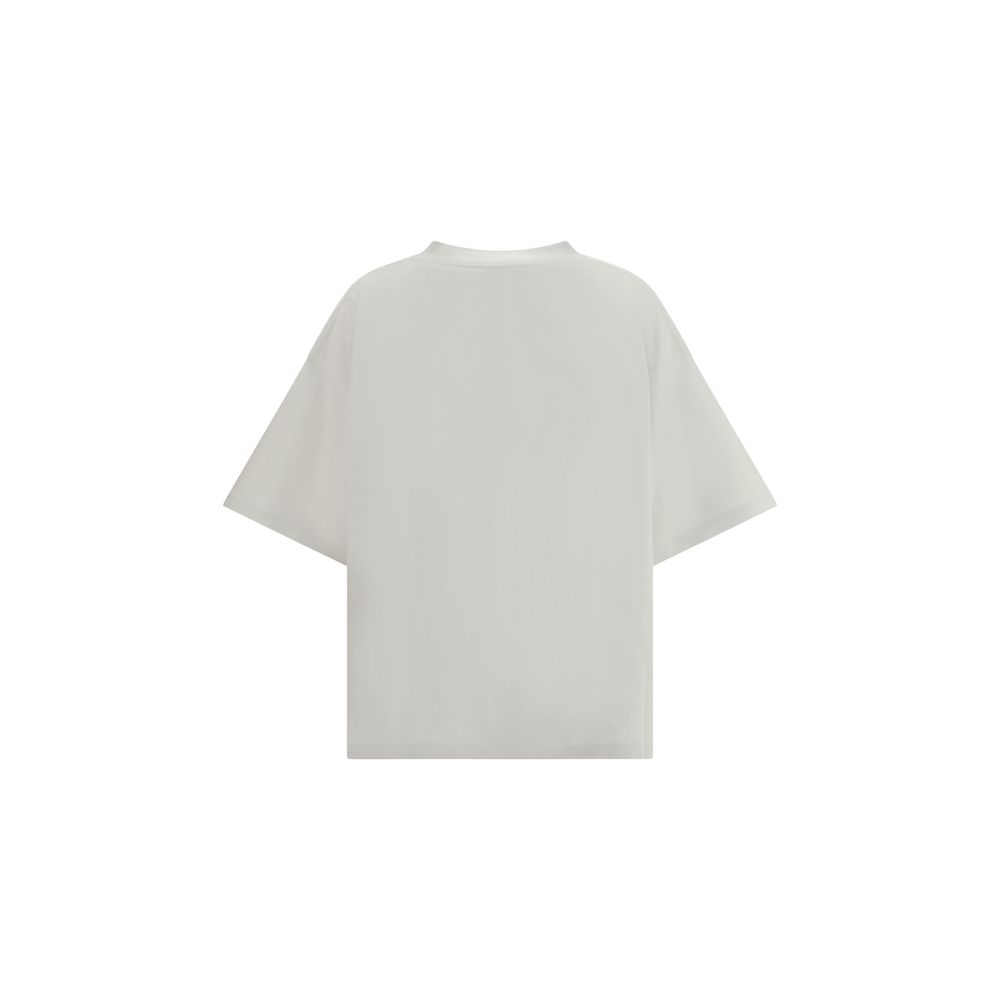 T-shirt Balenciaga Logo blanc