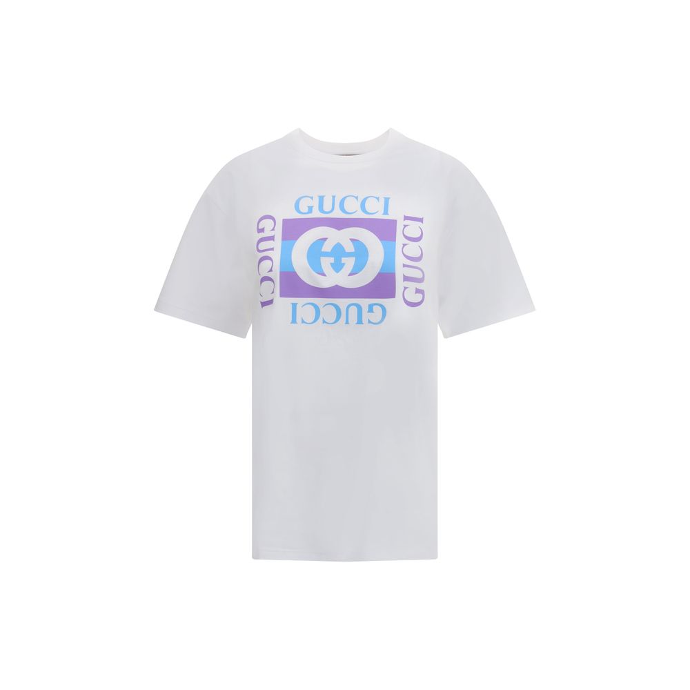 T-shirt Gucci Logo blanc