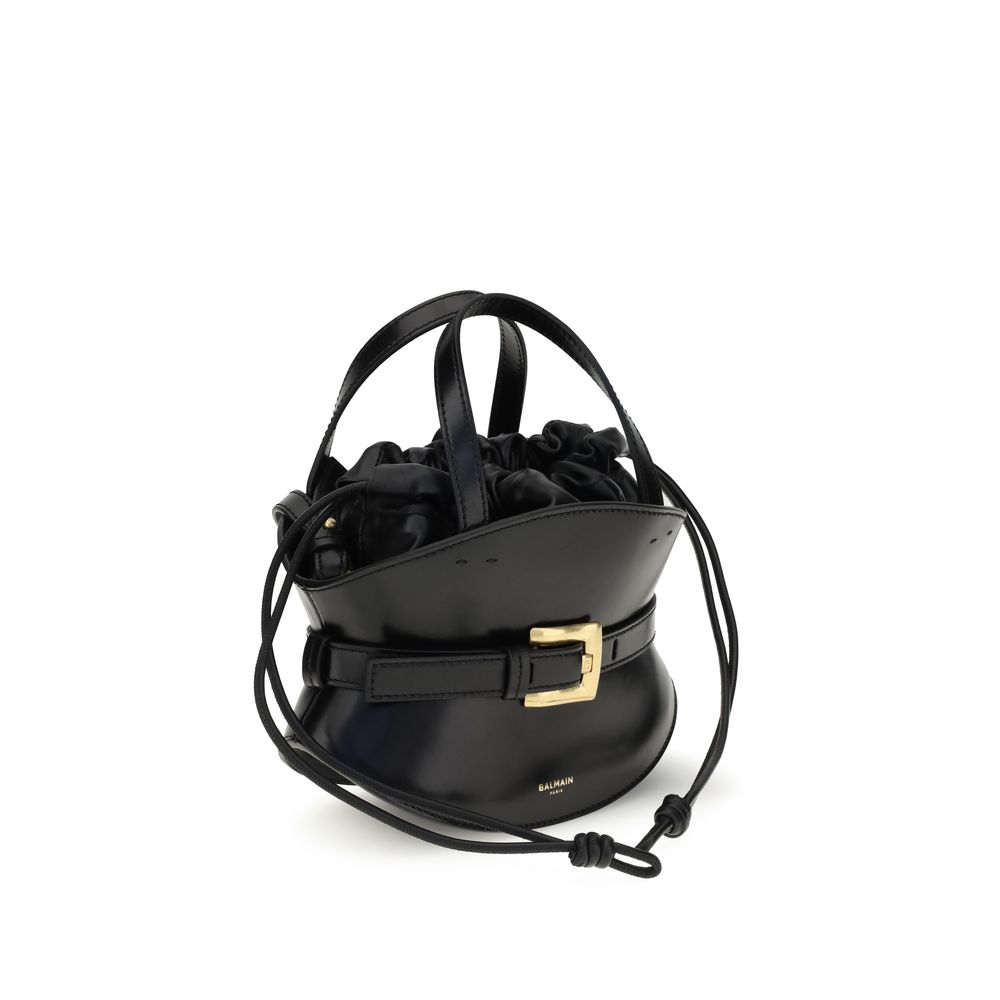 Sac mini Balmain Shuffle noir