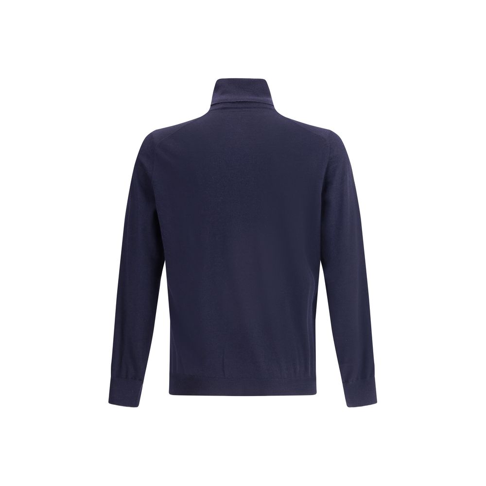 Pull Brunello Cucinelli turtleneck gris