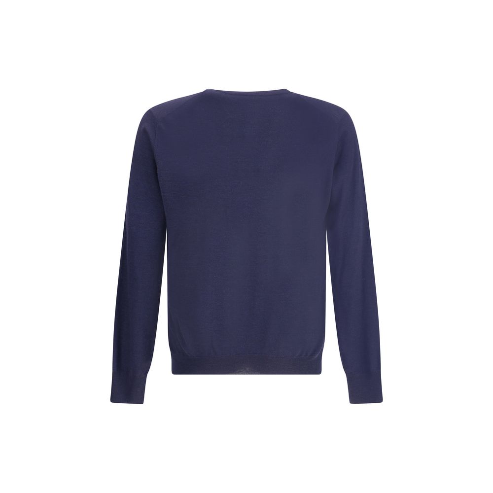Pull Brunello Cucinelli V-nec gris
