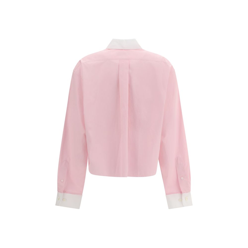 Chemise Miu Miu courte beige