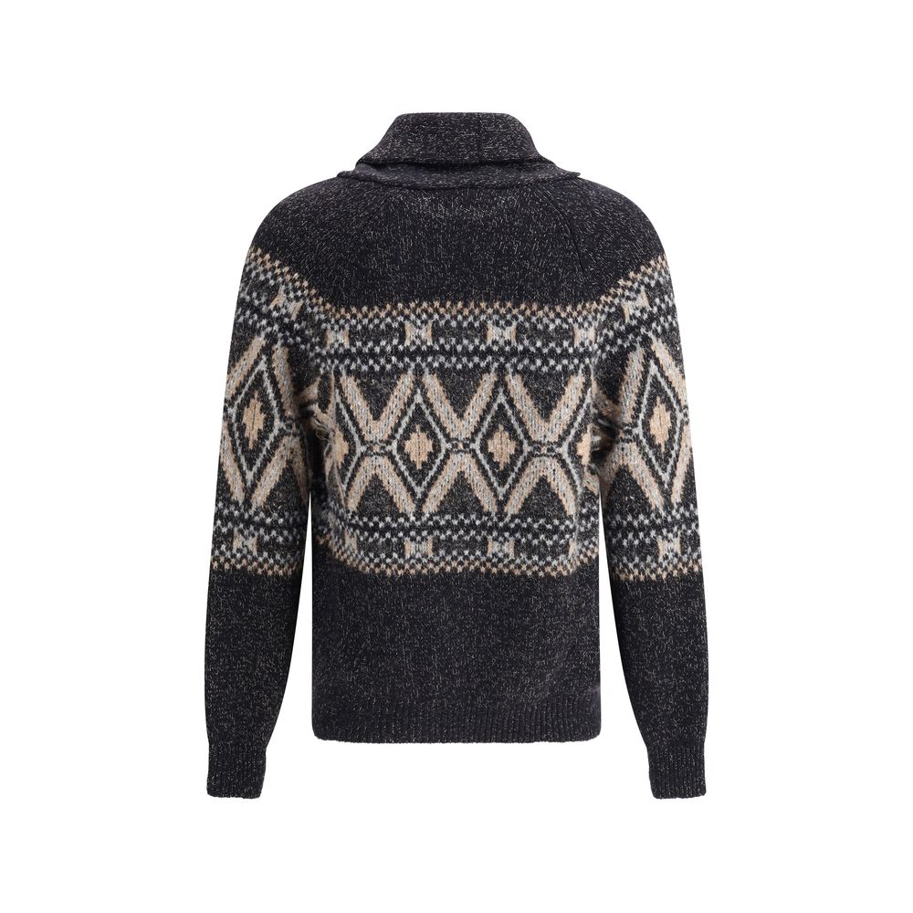 Cardigan Brunello Cucinelli gris