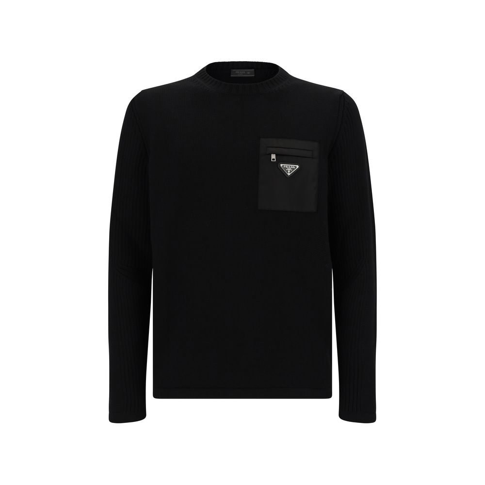Tricot Prada Zippé noir