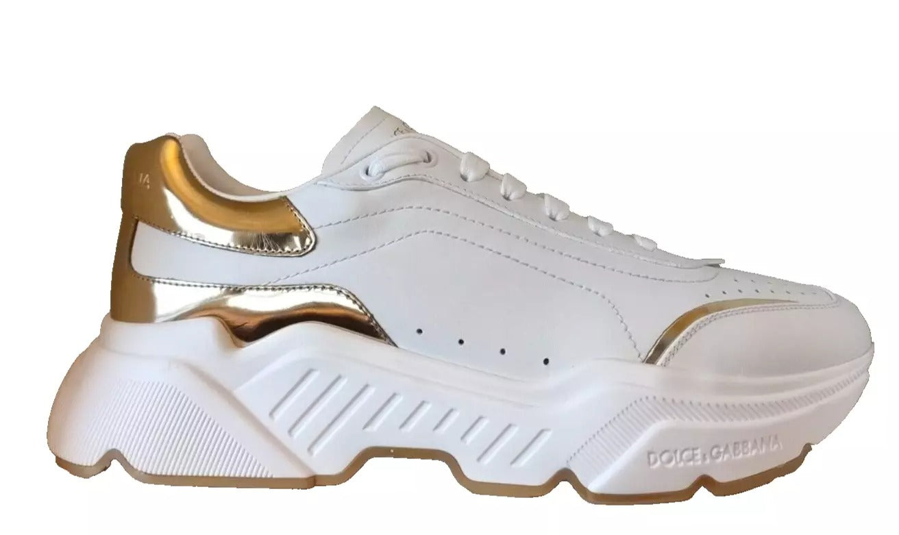 Baskets Dolce & Gabbana DAYMASTER blanches et dorées