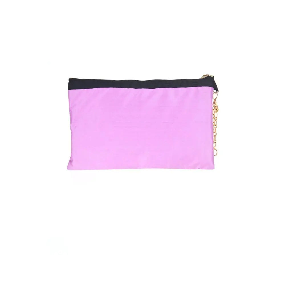 Pochette Zip Logo violet Patrizia Pepe