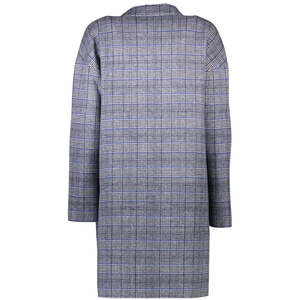 Manteau réversible gris