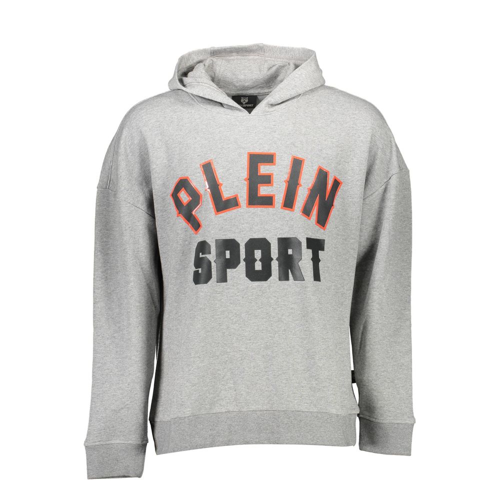 Sweatshirt logo gris