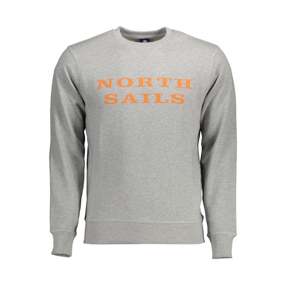 Sweatshirt logo gris