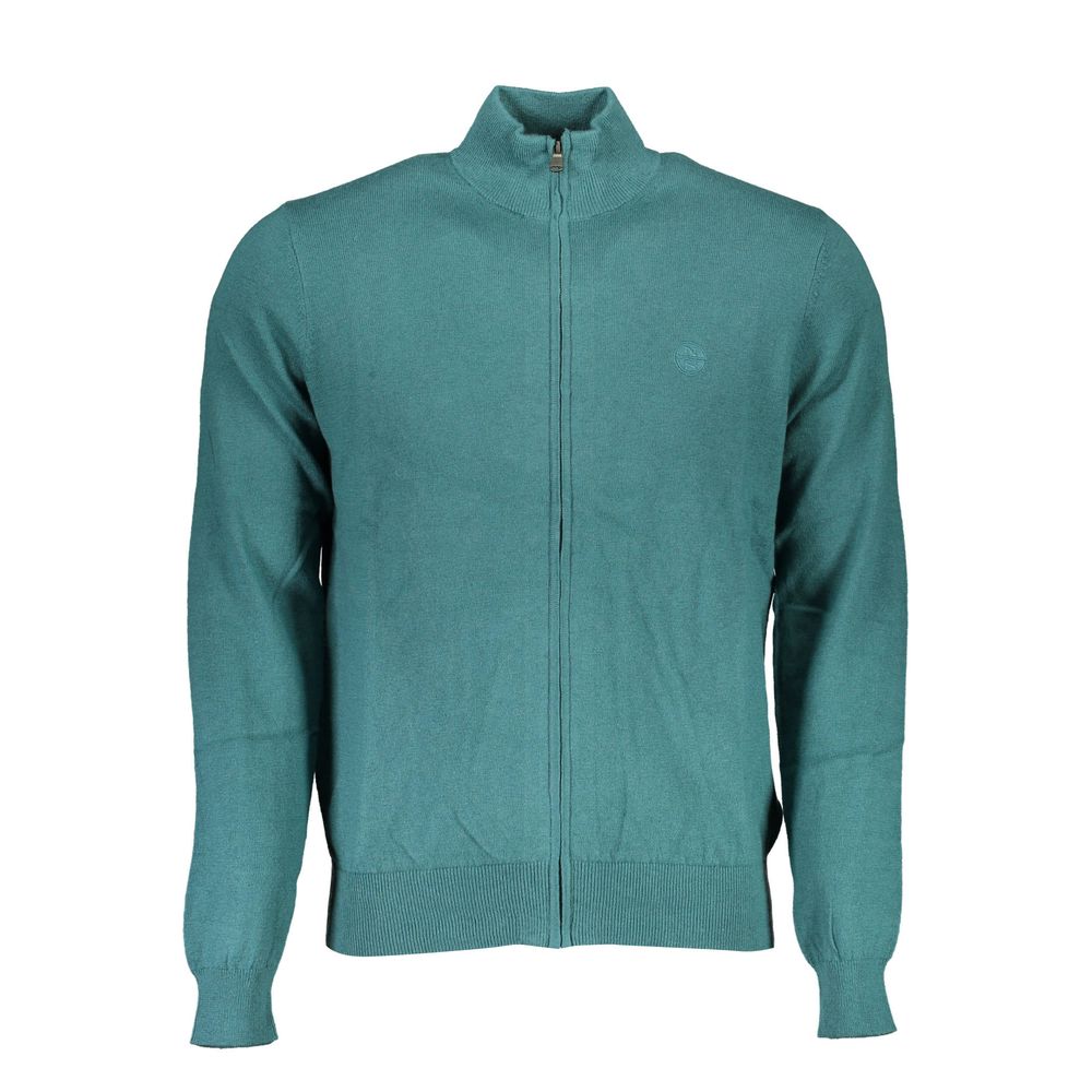 Cardigan vert brodé