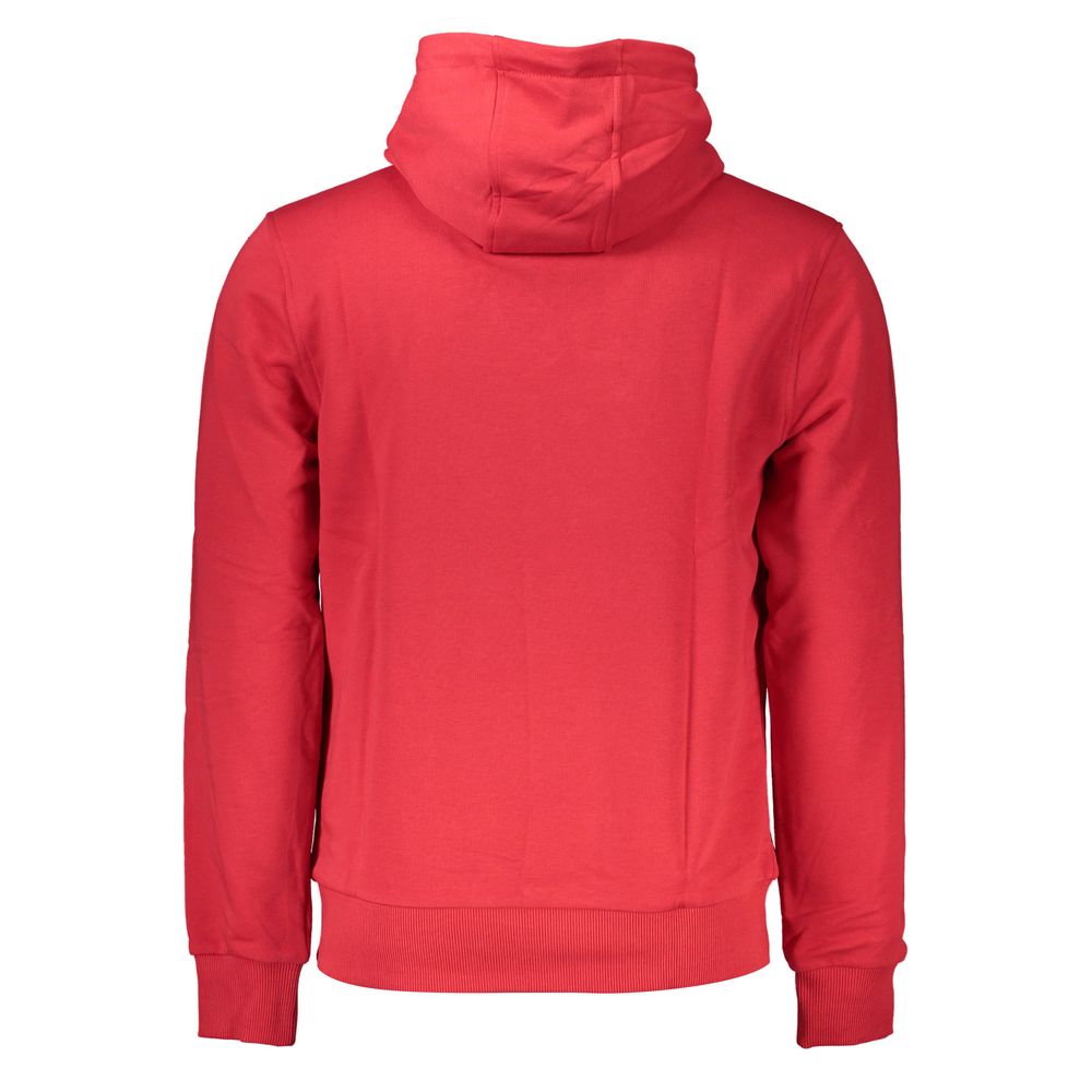 Sweatshirt Marque à capuche rouge