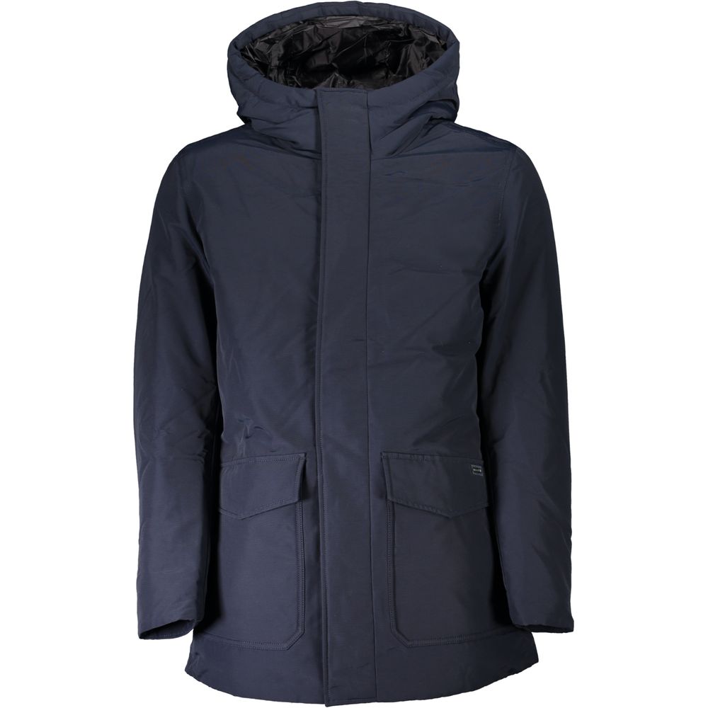 Veste Blue avec capuche bleue