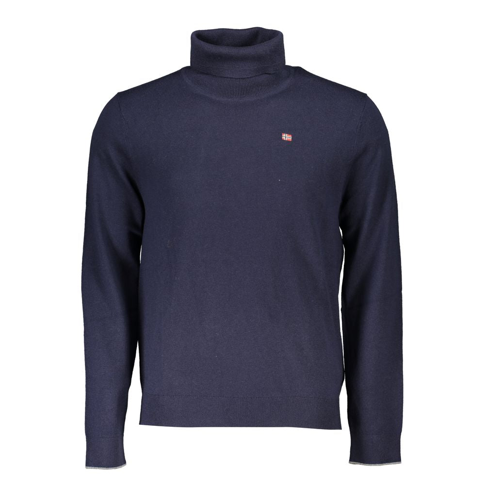 Pull Blue turtleneck bleu