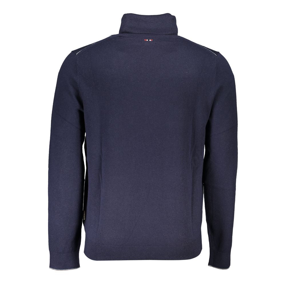 Pull Blue turtleneck bleu