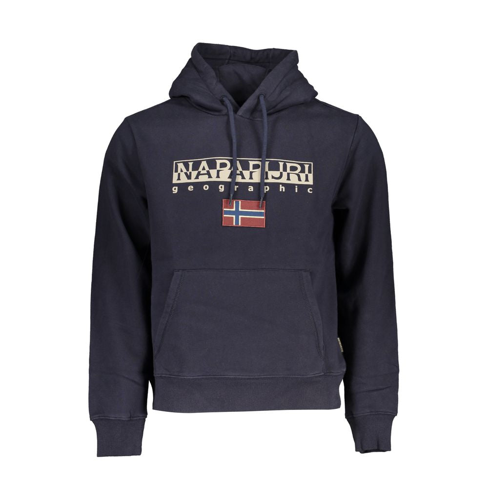 Sweatshirt Marque à capuche bleu