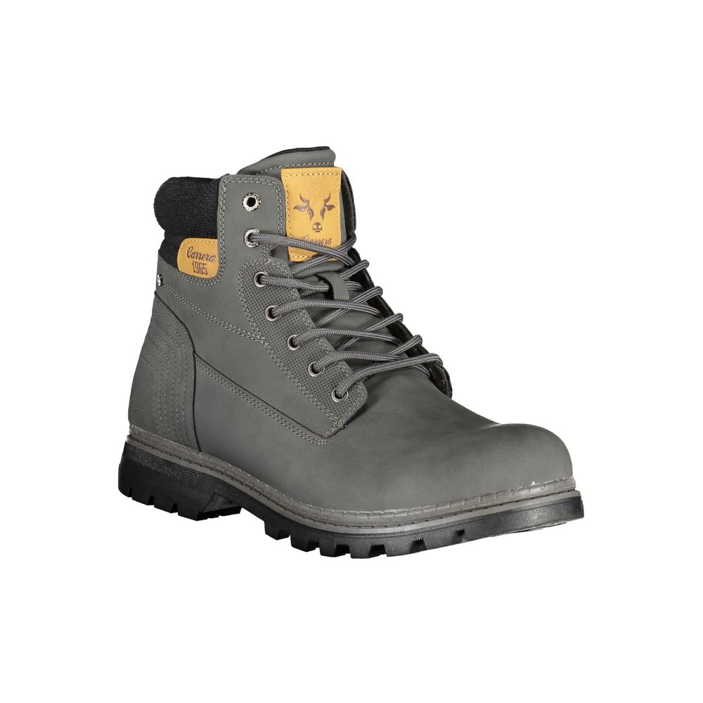 Bottines grises avec lacets