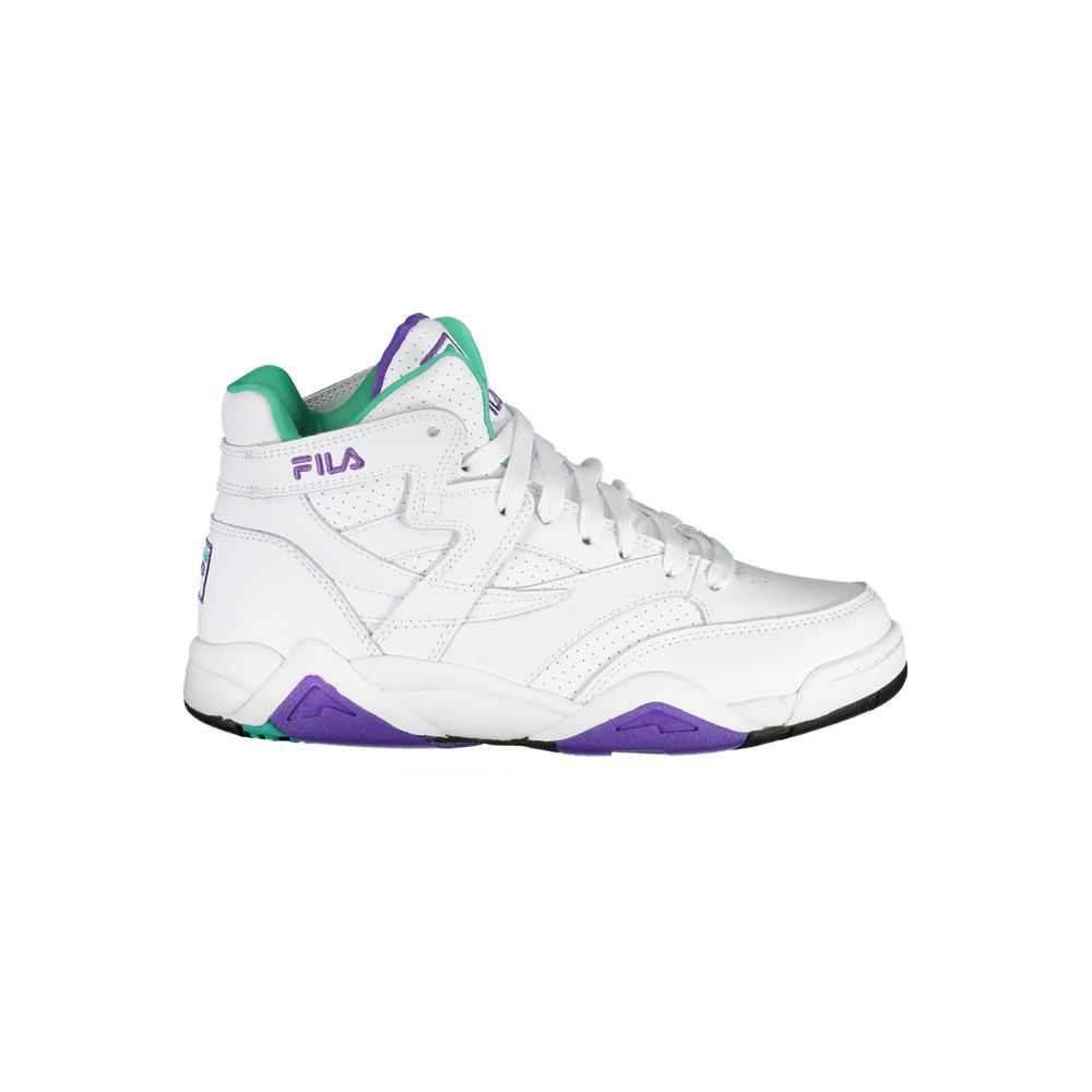 "Baskets blanches avec logo"