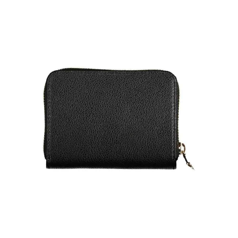 Portefeuille noir cuir Patrizia Pepe