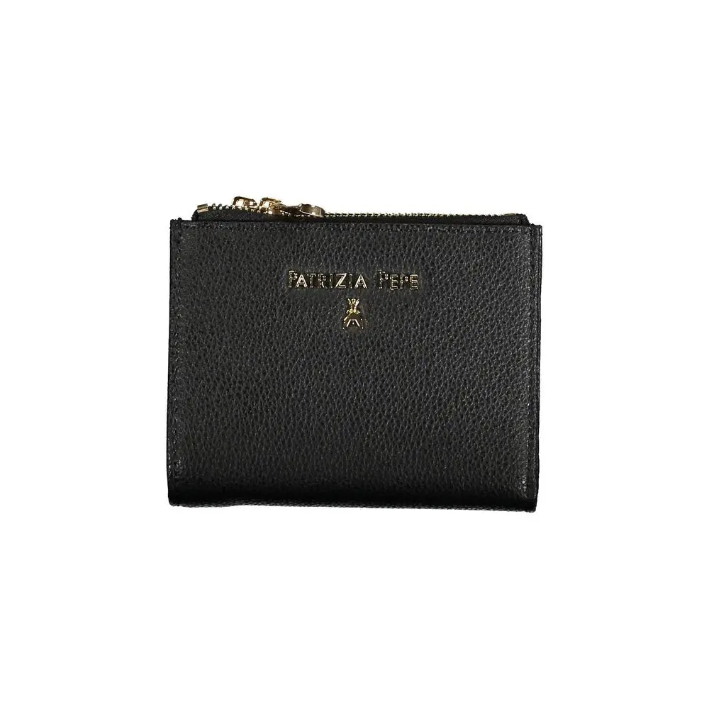 Portefeuille Noir en Cuir Patrizia Pepe