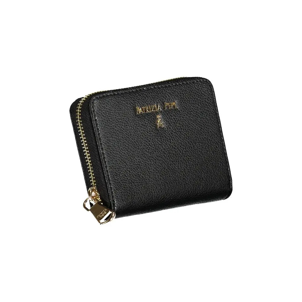 Portefeuille noir cuir Patrizia Pepe
