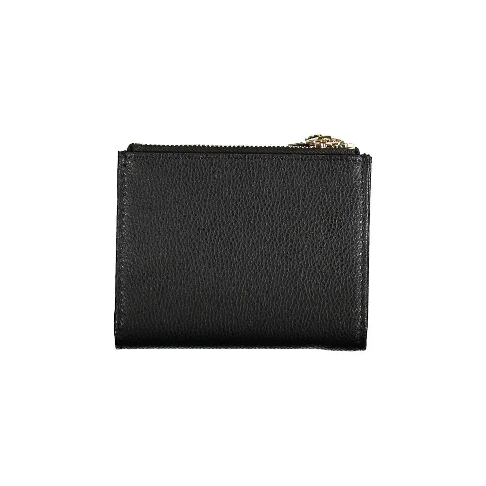 Portefeuille Noir en Cuir Patrizia Pepe