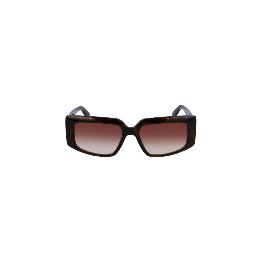 Lunettes Brown Acetate rectangulaires brunes