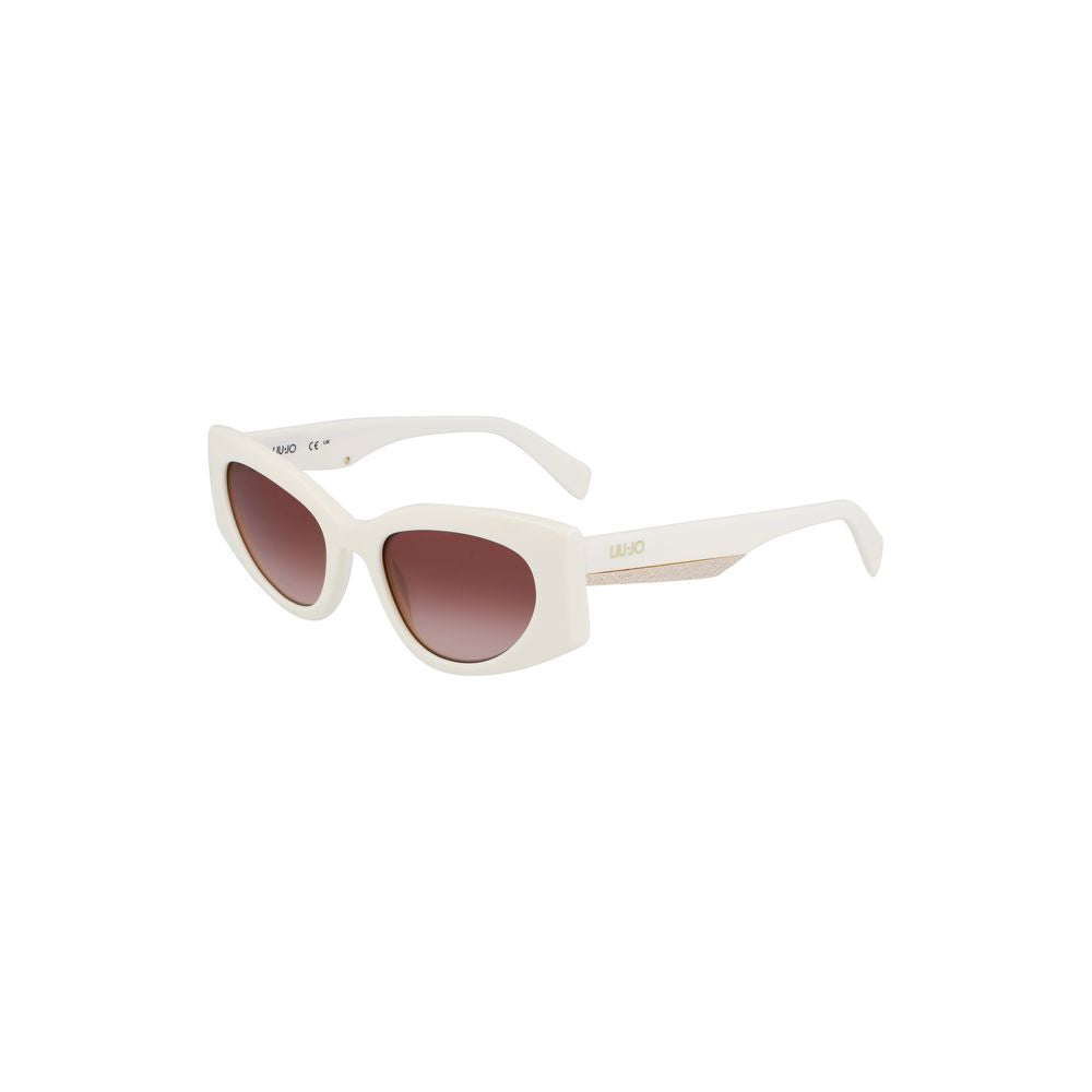 Lunettes Balmain teardrop blanches